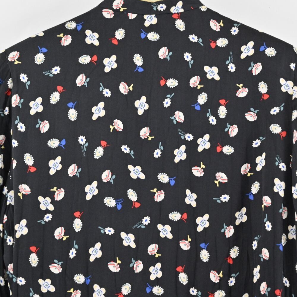 Zadig & Voltaire Black Floral-Print Zip Jacket - Picture 12 of 14